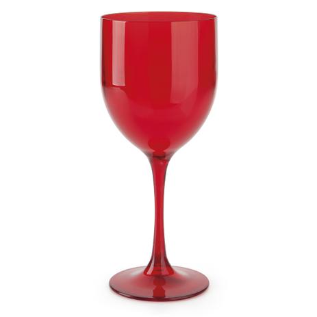 Taça de Acrílico para Vinho Vitra Vermelho com 400ml Ou Menor preço em Taça de Acrílico para Vinho Vitra Vermelho com 400ml Ou