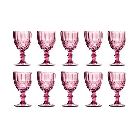 Taça de Água Elegance Lilás 260ML Kit com 10 - Class home Menor preço em Taça de Água Elegance Lilás 260ML Kit com 10 - Class home