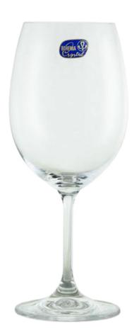 Taça de vinho tinto cristal bohemia 350 ml - roberta Menor preço em Taça de vinho tinto cristal bohemia 350 ml - roberta