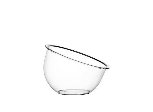 Taça Inclinada Média Sem Pedestal Acrílico Cristal 900ML - Três Triângulos Menor preço em Taça Inclinada Média Sem Pedestal Acrílico Cristal 900ML - Três Triângulos
