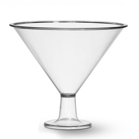 Taça Martine Pequena Acrílico Cristal 1,1L - Três Triângulos Menor preço em Taça Martine Pequena Acrílico Cristal 1,1L - Três Triângulos