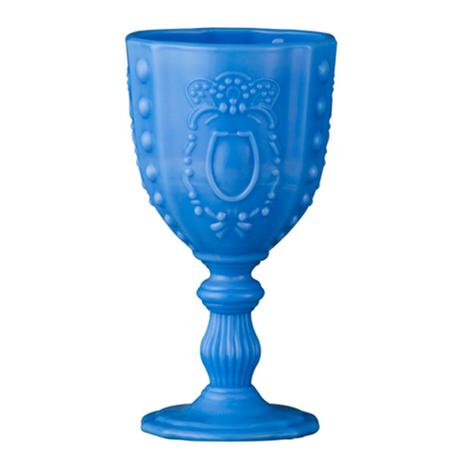 Taças Opalina Conjunto 6 Peças Azul 6F Decor - Seis f decor Menor preço em Taças Opalina Conjunto 6 Peças Azul 6F Decor - Seis f decor