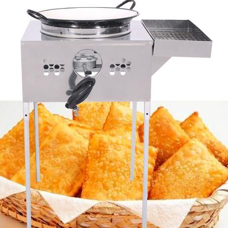 Tacho de Fritar Pastel a Gás de Alta Pressão 10 Litros Profissional Fogão Pasteleiro - R2 Menor preço em Tacho de Fritar Pastel a Gás de Alta Pressão 10 Litros Profissional Fogão Pasteleiro - R2