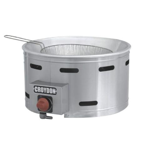 Tacho de fritura a gás 7 litros com cesta tfgc croydon Menor preço em Tacho de fritura a gás 7 litros com cesta tfgc croydon