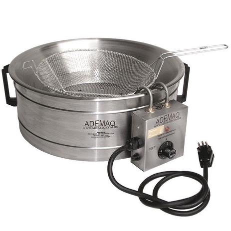 Tacho Para Fritura Bacia Em Alumínio 5 Litros Ademaq Menor preço em Tacho Para Fritura Bacia Em Alumínio 5 Litros Ademaq