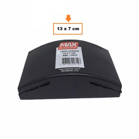 Taco Lixador Borracha 130 x 70mm 14570 Max é boa?