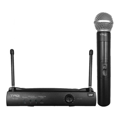 Menor preço em Tag Sound UHF TM-559 Microfone Sem Fio De Mão Sistema