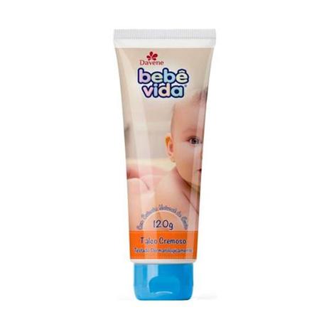 Talco Cremoso Bebe Vida 120gr - Davene Menor preço em Talco Cremoso Bebe Vida 120gr - Davene
