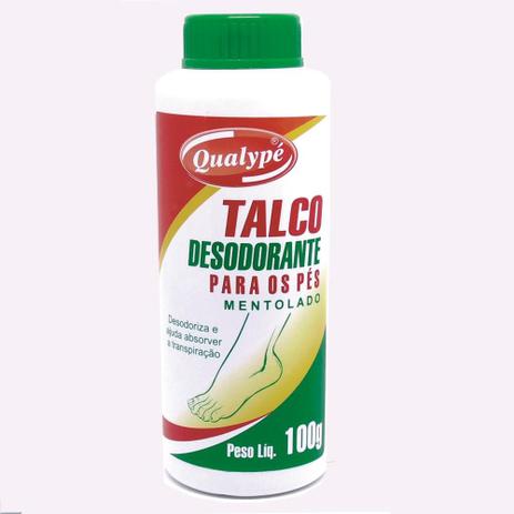 Talco Desodorante para Os Pés Qualypé Mentolado - Qualype Menor preço em Talco Desodorante para Os Pés Qualypé Mentolado - Qualype