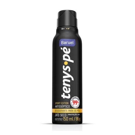 Talco Tenys Pé Baruel Jato Seco Sport Barcelona 86g Menor preço em Talco Tenys Pé Baruel Jato Seco Sport Barcelona 86g
