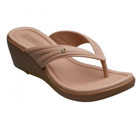 Tamanco Azaléia Chinelo Anabela De Dedo Leve 287/646 Feminino - Tamanco Feminino - Magazine Luiza