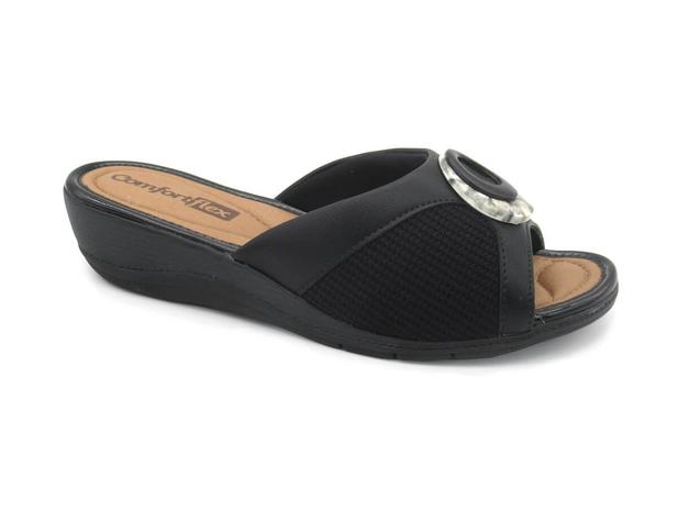 tamanco comfortflex anabela