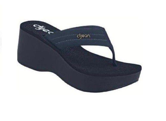 anabela plataforma preta