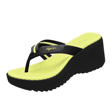 Tamanco Dijean Feminino Anabela Salto Plataforma Verde Neon Menor preço em Tamanco Dijean Feminino Anabela Salto Plataforma Verde Neon