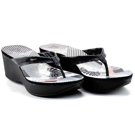 tamanco dijean plataforma preto