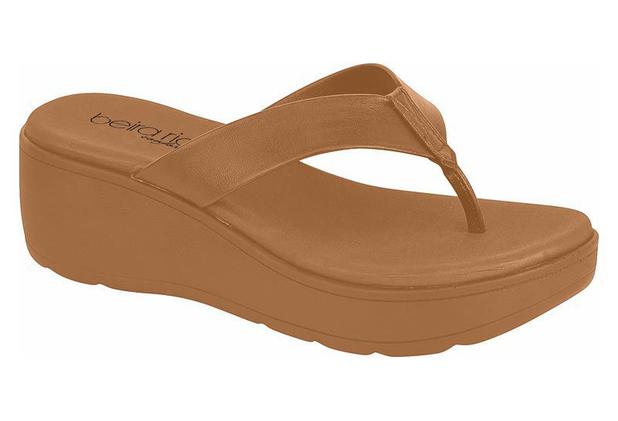 Tamanco Flatform Feminino Anabela Beira Rio Conforto Sandália de Dedo  Plataforma - 8439.103 - Calçados Femininos - Magazine Luiza