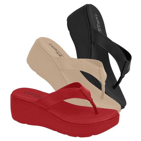 Tamanco Flatform Feminino Anabela Beira Rio Conforto Sandália de Dedo  Plataforma - 8439.103 - Moda Feminina - Magazine Luiza