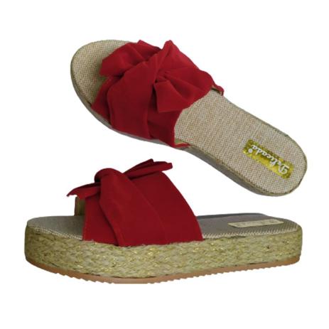 Tamanco Sandália Feminina Tratorada Flatform com Laço - Delicada Menor preço em Tamanco Sandália Feminina Tratorada Flatform com Laço - Delicada