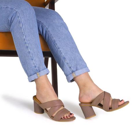 Tamanco usaflex soft tiras - Moda Feminina - Magazine Luiza