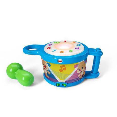 Tambor Aprender e Brincar Fisher-Price - Mattel Menor preço em Tambor Aprender e Brincar Fisher-Price - Mattel