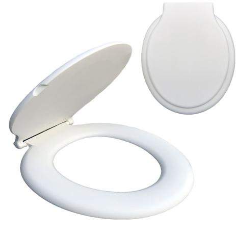 Tampa De Vaso Assento Sanitário Oval Para Banheiro Branca Barata alumasa é boa?