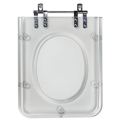 Tampa de Vaso Sanitário com Amortecedor Cubo Cristal para bacia Deca - Pontto lavabo Menor preço em Tampa de Vaso Sanitário com Amortecedor Cubo Cristal para bacia Deca - Pontto lavabo