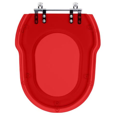Tampa de Vaso Sanitário com Amortecedor Hampton Vermelho Transparente para vaso Incepa - Pontto lavabo é boa?
