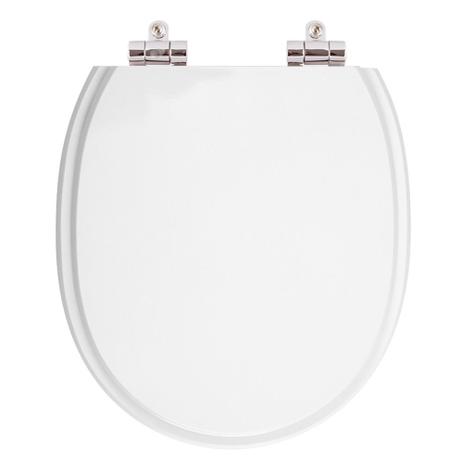 Tampa De Vaso Sanitario Com Amortecedor Windsor Branco Para Bacia