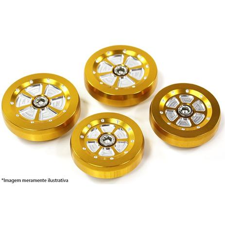 Tampa Decorativa Quadro (Par) Kaw-Ninj250R Dourada Moto X Menor preço em Tampa Decorativa Quadro (Par) Kaw-Ninj250R Dourada Moto X