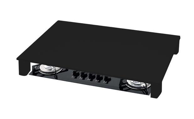 Tampa para Cooktop 2 Bocas 31 x 51 cm Tramontina Madeira MDF Laqueado Preto - Formalivre Menor preço em Tampa para Cooktop 2 Bocas 31 x 51 cm Tramontina Madeira MDF Laqueado Preto - Formalivre