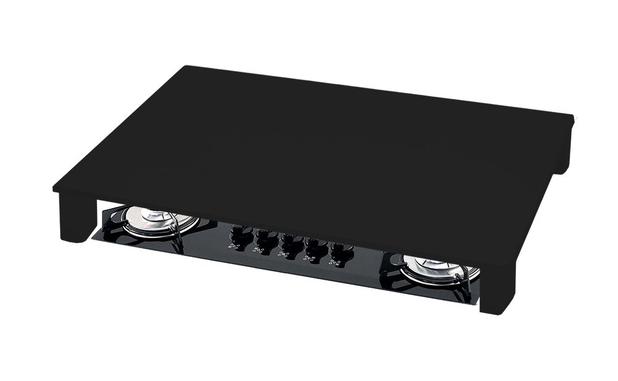 Tampa para Cooktop 5 Bocas 86 x 52,2 cm Fischer Madeira MDF Laqueado Preto - Formalivre é boa?