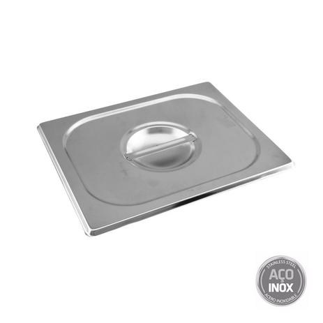Tampa para Cuba Gastronômica Aço Inox GN 1/2 - Ipe cozinhas Menor preço em Tampa para Cuba Gastronômica Aço Inox GN 1/2 - Ipe cozinhas