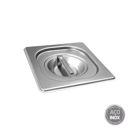 Tampa para Cuba Gastronômica Aço Inox GN 1/6 - Ipe cozinhas Menor preço em Tampa para Cuba Gastronômica Aço Inox GN 1/6 - Ipe cozinhas