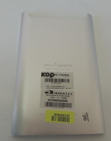 Menor preço em Tampa Traseira Tablet Phaser Kinno PC-719 Semi Nova Prata