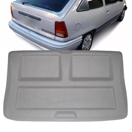 Menor preço em Tampão Bagagito Porta Mala Kadett 4 portas 1989 a 91 92 93 94 1995 1996 1997 1998 Cinza Acarpetado - Plastiron