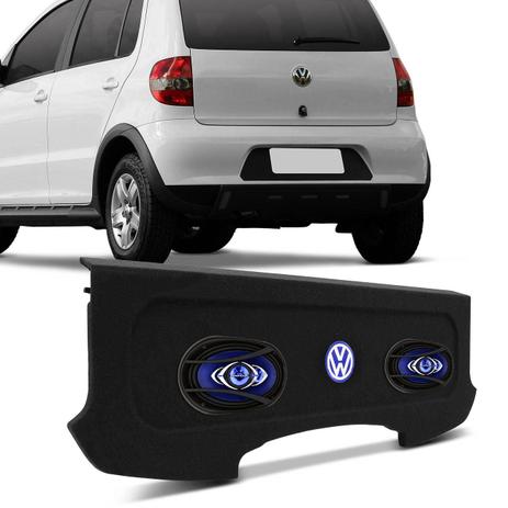 Tampão Porta Malas Fox 2003 a 2017 Bordado VW + Alto Falante Hurricane CM69 6x9 180W RMS 4 Ohms - Prime é boa?