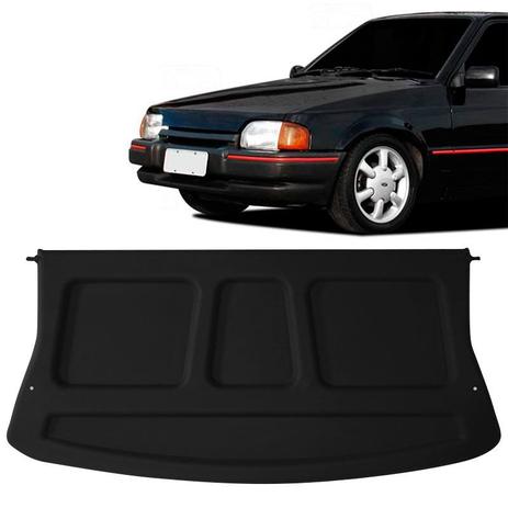 Tampão Traseiro Bagagito Porta Mala Ford Escort Fase 1 1987 a 1996 Plástico Preto - Kj Menor preço em Tampão Traseiro Bagagito Porta Mala Ford Escort Fase 1 1987 a 1996 Plástico Preto - Kj