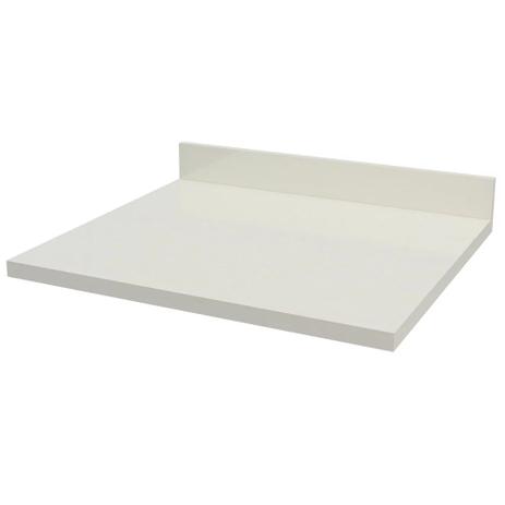 Tampo p/Balcão de Cozinha 60cm em MDF Off White Dalla Costa Menor preço em Tampo p/Balcão de Cozinha 60cm em MDF Off White Dalla Costa