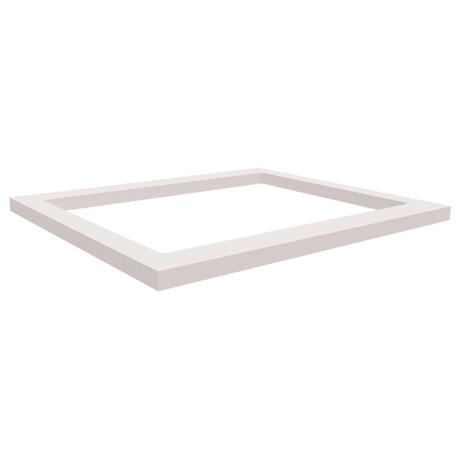 Tampo para Fogão Embutido de 60 S416 Branco - Móveis kappesberg Menor preço em Tampo para Fogão Embutido de 60 S416 Branco - Móveis kappesberg