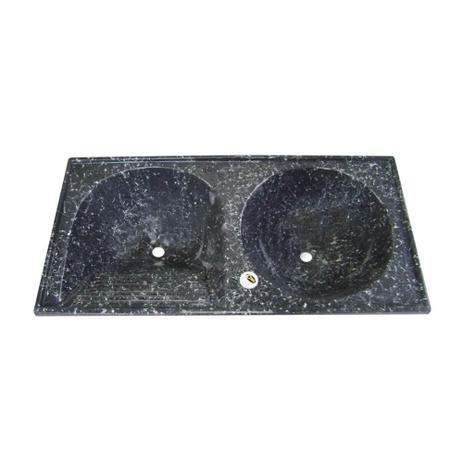 Tanque de Alvenaria Granito Sintético Conjunto Ônix 120cm - Irmãos Corso Menor preço em Tanque de Alvenaria Granito Sintético Conjunto Ônix 120cm - Irmãos Corso