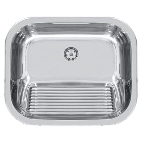 Tanque de encaixe em aço inox acetinado 55x45 cm Tramontina é boa?