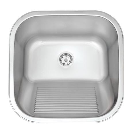Tanque De Encaixe Polido 40 x 40cm Aço Inox 94403407 Tramontina Menor preço em Tanque De Encaixe Polido 40 x 40cm Aço Inox 94403407 Tramontina