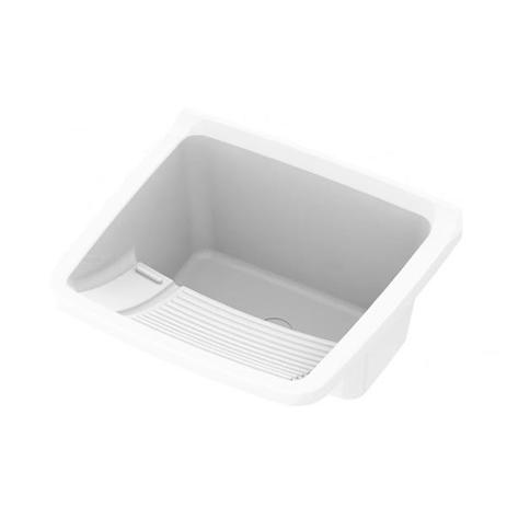 Menor preço em Tanque De Lavar Roupa Branco Plástico 21 Litros - Aladdin