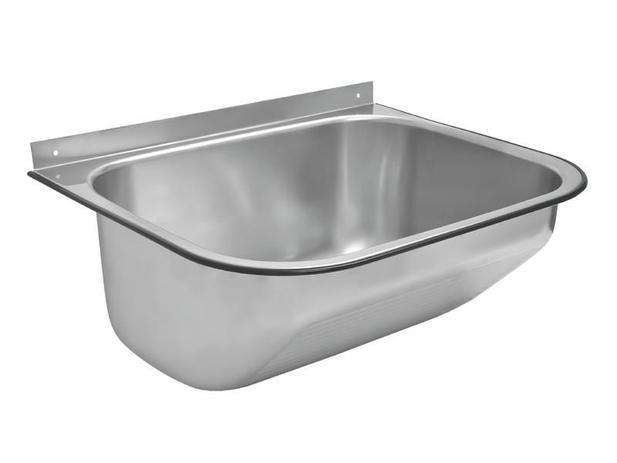 Tanque de parede em aço inox acetinado 55x45 cm - Tanques - Tramontina Menor preço em Tanque de parede em aço inox acetinado 55x45 cm - Tanques - Tramontina
