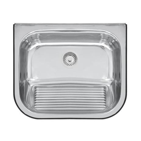 Tanque de parede em aço inox polido 50 x 40 cm 30 litros - Tramontina Menor preço em Tanque de parede em aço inox polido 50 x 40 cm 30 litros - Tramontina