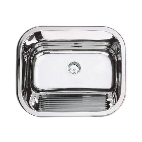 Tanque Encaixe Aço Inox 50X40 Po Tramontina Menor preço em Tanque Encaixe Aço Inox 50X40 Po Tramontina