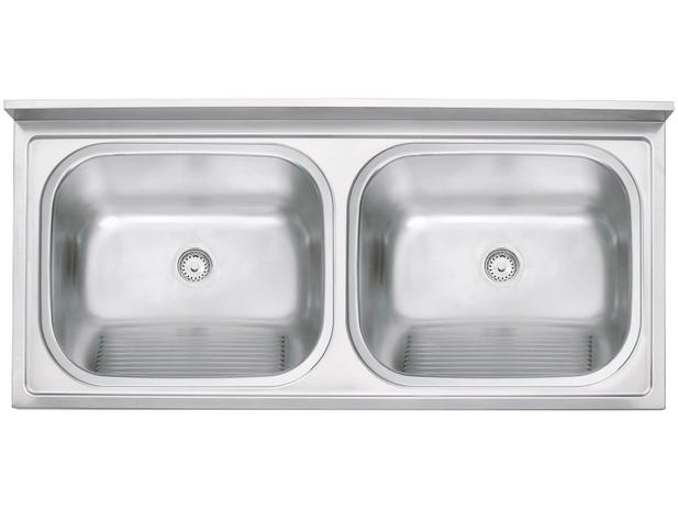 Tanque Inox de Apoio Duplo 30L Tramontina - Hera Duo 94405117 Menor preço em Tanque Inox de Apoio Duplo 30L Tramontina - Hera Duo 94405117