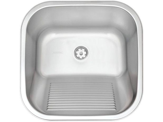 Tanque Inox de Encaixe 23L Tramontina - 94403107 Menor preço em Tanque Inox de Encaixe 23L Tramontina - 94403107