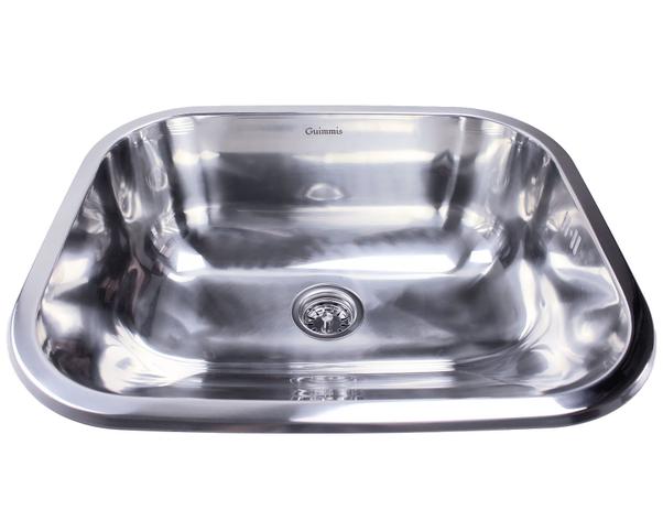 Tanque Inox Lavanderia Gourmet Sobrepor Polido Guimmis Menor preço em Tanque Inox Lavanderia Gourmet Sobrepor Polido Guimmis