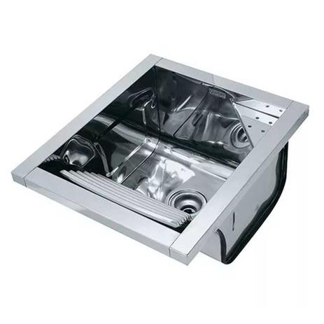 Tanque Inox Mini 44x51x25cm Sobrepor 23 Litros - Pianox Menor preço em Tanque Inox Mini 44x51x25cm Sobrepor 23 Litros - Pianox